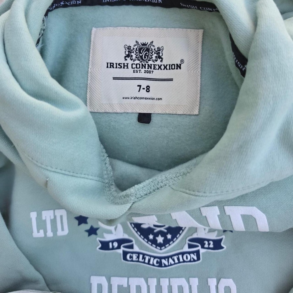 Irish Connexxion green hoodie Size 7 years - Picture 2 of 3